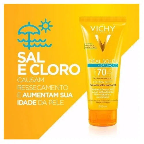 IDÉAL SOLEIL PROTETOR SOLAR CORPORAL HYDRASOFT FPS70